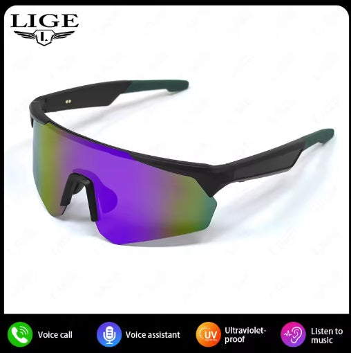 Lige Pro 2 AI sportglasögon - Svarta bågar, lila linser