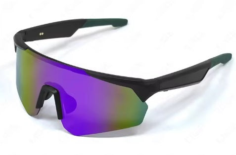 Lige Pro 2 KI Sportbrille – Schwarzes Gestell, violette Gläser