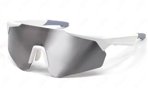 Lige Pro 2 AI sportglasögon - Vita bågar, silver linser