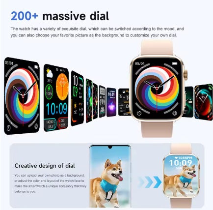 Xiaomi Series 10 Smartwatch - Gold Gehäuse, Gold Armband Stahl glatt