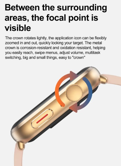 Xiaomi Series 10 Smartwatch - Gold Gehäuse, Gold Armband Stahl glatt