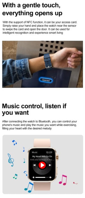 Xiaomi Series 10 Smartwatch - Gold Gehäuse, Gold Armband Stahl glatt