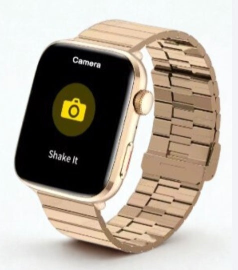 Xiaomi Series 10 Smartwatch - Gold Gehäuse, Gold Armband Stahl glatt